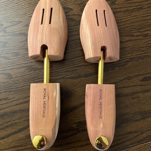 Men's Royal Heritage Cedar Wood Shoe Trees (size Large fits shoe size 10.5-11.5) - Picture 3 of 4